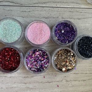 Glitter Collection Set of 7 in Various Colors